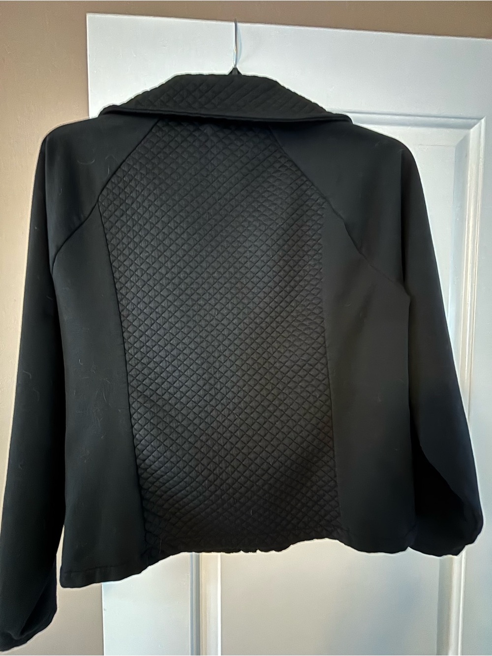 Ralph Lauren Women’s Black Quilted Zip-Front Jacket, XL - Iike new!!!!! - Picture 3 of 6